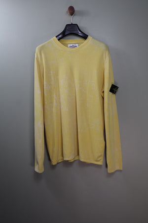 Stone Island Yellow Ovo Dye Jumper