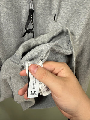 C.P. Company Grey Goggle Hoodie