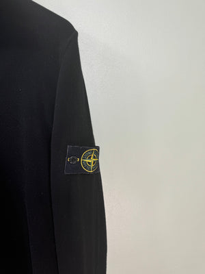 Stone Island Black 1/4 Zip Jumper