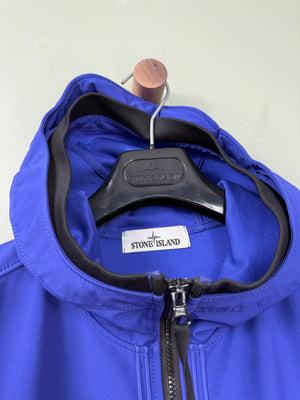 Stone Island Blue Soft Shell Jacket