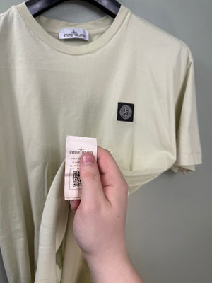 Stone Island Pastel Yellow T-Shirt