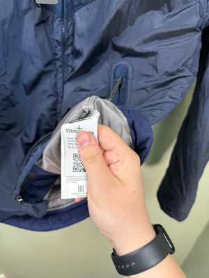 Stone Island x Nike Navy Mussola Gommata Nylon Metal Jacket