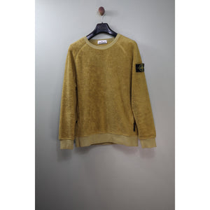 Stone Island Yellow Teddy Fleece Jumper