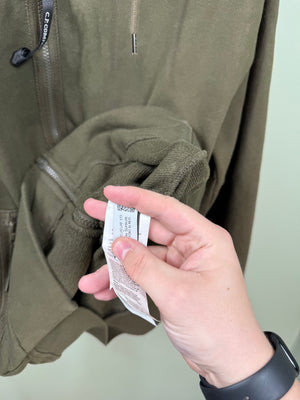 C.P. Company Khaki Goggle Hoodie