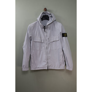 Stone Island Ice Blue Supima Cotton Stretch Jacket