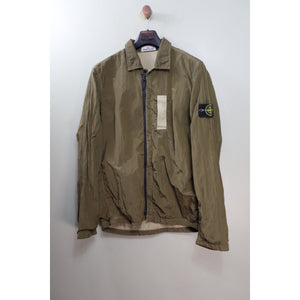 Stone Island Khaki Nylon Metal Overshirt