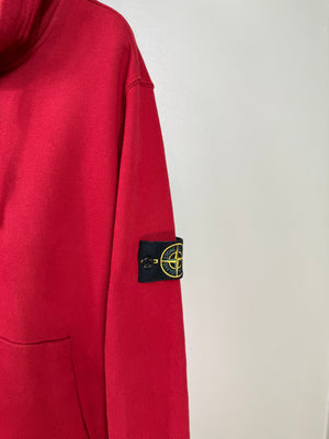 Stone Island Red Hoodie