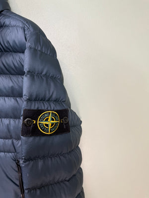Stone Island Navy Bio-Based Ripstop Down Jacket