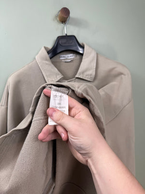 Stone Island Beige Moleskin Overshirt