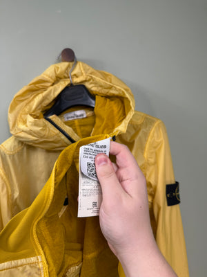Stone Island Yellow Lamy Flock Jacket