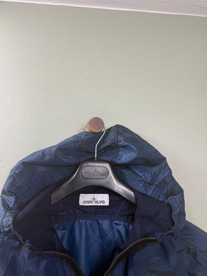Stone Island Blue/Green Nylon Metal Weft Watro Jacket