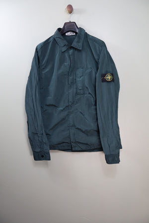 Stone Island Dark Green Nylon Metal Overshirt