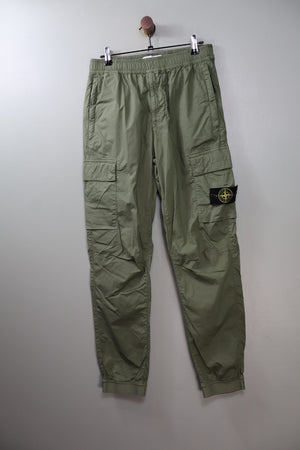 Stone Island Green RE-T Cargo Bottoms