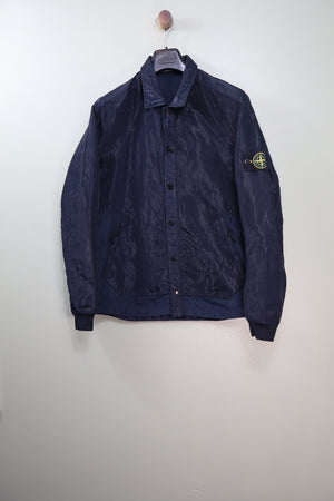 Stone Island Navy Monifilament Overshirt
