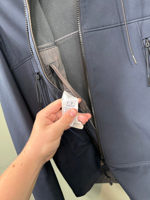 C.P. Company Navy Goggle Shell Jacket