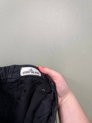 Stone Island Black RE-T Cargo Bottoms