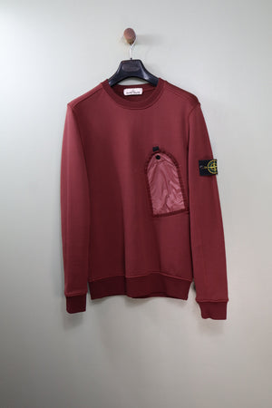 Stone Island Burgundy Jumper