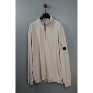 C.P. Company Pastel Yellow 1/4 Zip Jumper