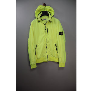 Stone Island Fluorescent Yellow Crinkle Reps Jacket