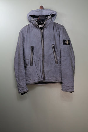 Stone Island Grey Liquid Reflective Jacket