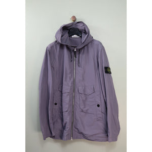 Stone Island Purple Micro Reps Parka Jacket