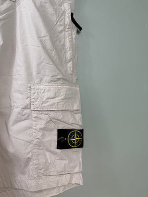 Stone Island Beige RE Cargo Shorts