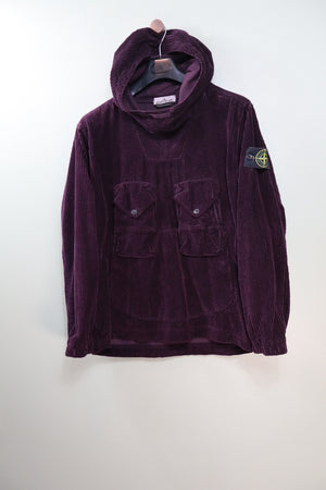 Stone Island Maroon Corduroy Smock