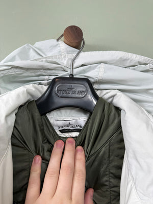 Stone Island White David TC Jacket