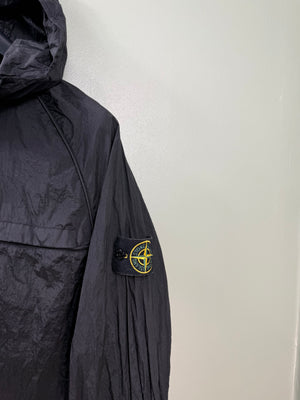Stone Island Black Nylon Metal Smock