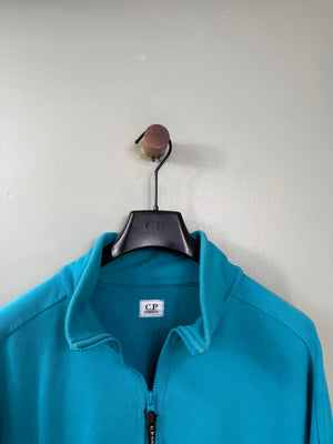 C.P. Company Aqua Blue 1/4 Zip Jumper