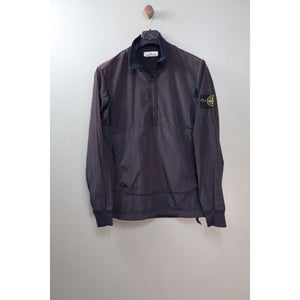 Stone Island Black Nylon Metal Smock