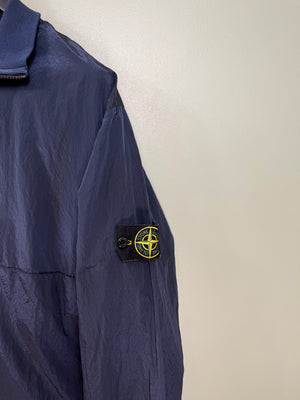 Stone Island Navy Nylon Metal Smock