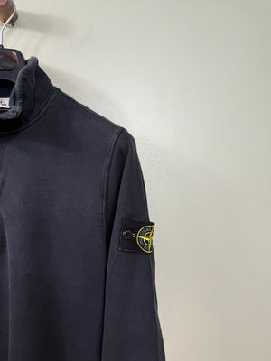 Stone Island Black 1/4 Zip Jumper