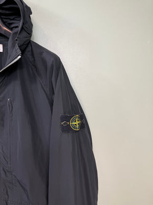Stone Island Black Micro Reps Parka Jacket