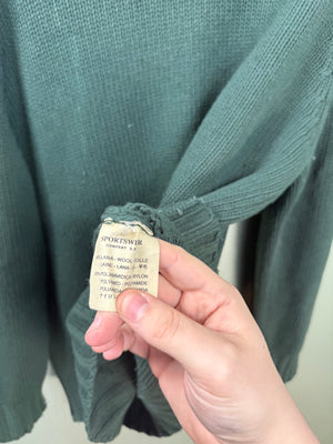 Stone Island Green Vintage Knit Jumper