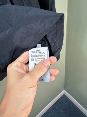 Stone Island Navy Nylon Metal Overshirt