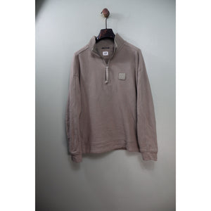 C.P. Company Khaki Metropolis 1/4 Zip Jumper