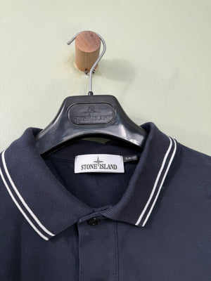 Stone Island Navy SL Polo Shirt