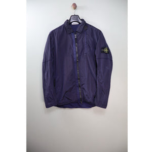 Stone Island Navy Nylon Metal Overshirt
