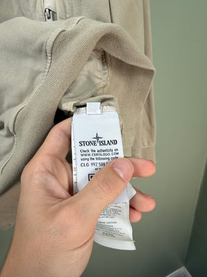 Stone Island Beige Ghost 1/4 Zip Jumper