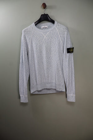 Stone Island Blue Two Tone Jumper