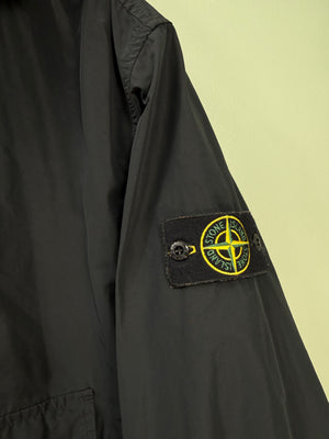 Stone Island Black Micro Reps Parka Jacket