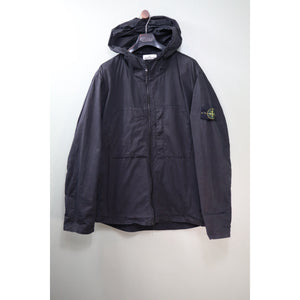 Stone Island Black Supima Cotton Twill Jacket