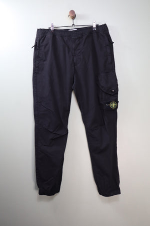 Stone Island Black RE-T Cargo Bottoms