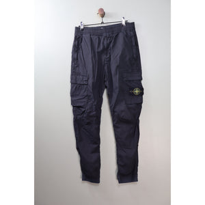 Stone Island Black RE-T Cargo Bottoms