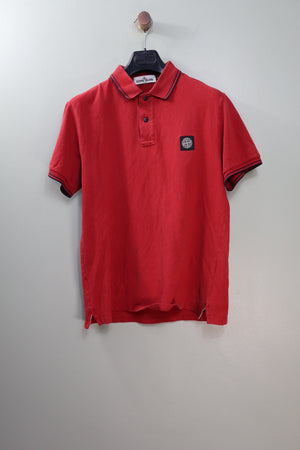 Stone Island Red SL Polo Shirt