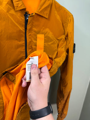 Stone Island Orange Nylon Metal Overshirt