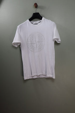 Stone Island White T-Shirt