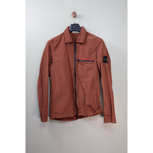 Stone Island Rust Orange Nylon Metal Overshirt