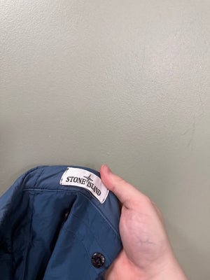 Stone Island Blue RE-T Micro Ripstop Cargo Bottoms